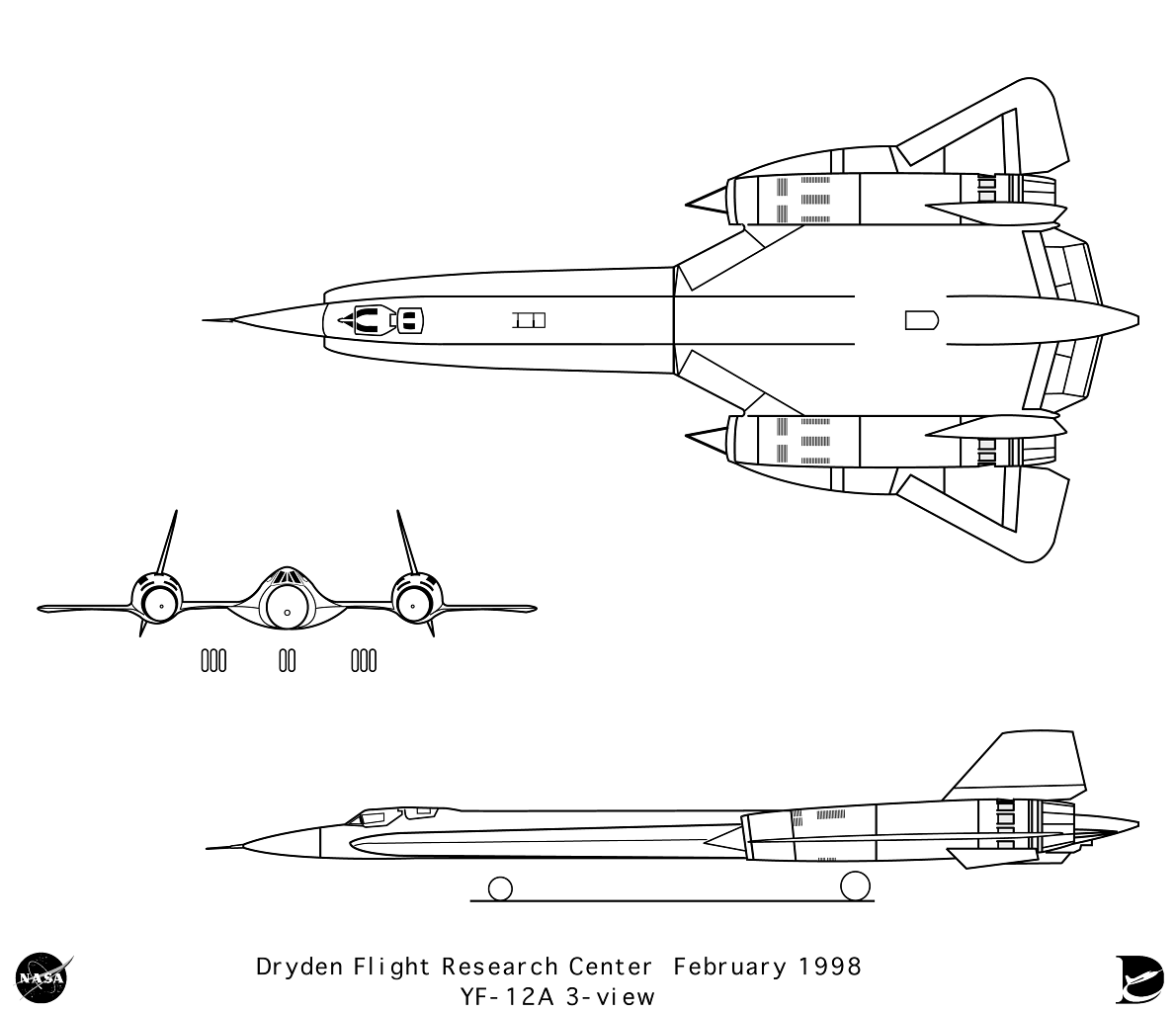 Sr 71 blackbird blueprint