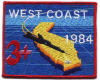 West Coast 1984 Patch