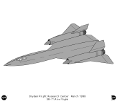 SR-71A in Flight (NASA Diagram)