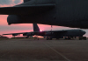 B-52 on the Ramp at Sunset (USAF Photo)