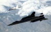 SR-71B #61-7956 In Flight With F-18 (NASA Photo)