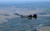 SR-71B #61-7956 Over Beale AFB (USAF Photo)