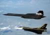 SR-71A #61-7980 In Flight With F-16XL (NASA Photo)