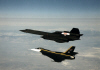 SR-71A #61-7980 In Flight With F-16XL (NASA Photo)