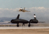 SR-71A #61-7980 With F-16XL (NASA Photo)