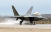 F-22 During Braking Tests (USAF Photo)