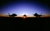 F-22s at Sunset (USAF Photo)