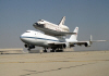 Shuttle Carrier Aircraft Landing (NASA Photo)