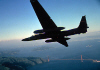 U-2 in Flight over the Golden Gate Bridge (USAF Photo)