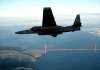 U-2 in Flight over the Golden Gate Bridge (USAF Photo)